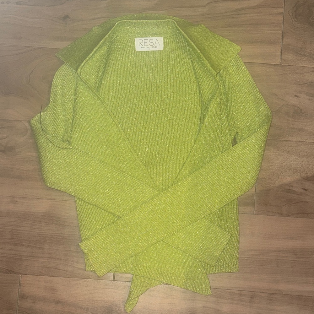 RESA Women's Vibrant Lime Cardigan